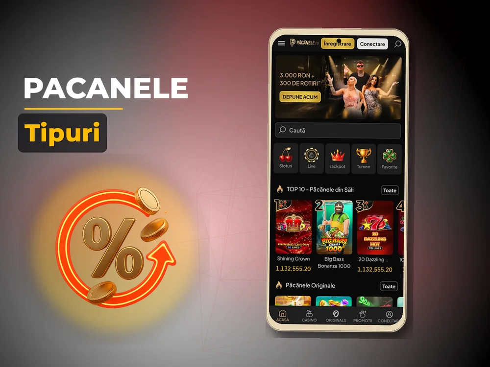 Pacanele - Tipuri